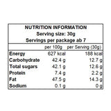 Pure Chocolate Sakuraberry & Sakurawhite Nutrition Facts - ROYCE' Chocolate Malaysia