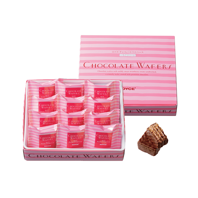 Chocolate Wafers Strawberry Cream - ROYCE' Chocolate Malaysia